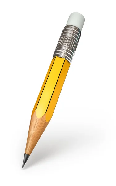 Bleistift 3D-Renderer — Stockfoto