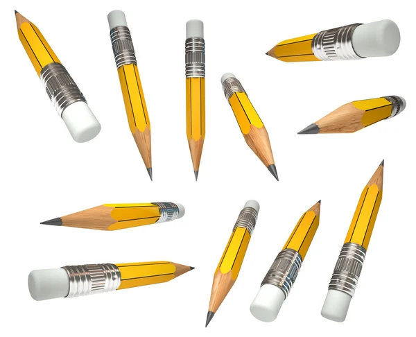 Definir lápis — Fotografia de Stock
