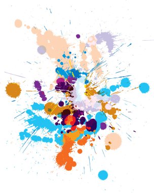 Colored blots