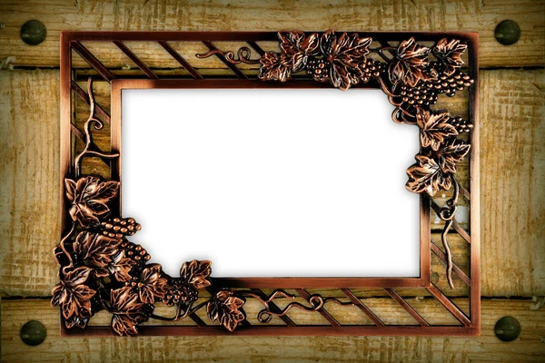 Old wooden background frame — Stock Photo, Image
