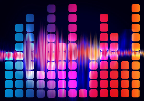 Equalizer sound waves