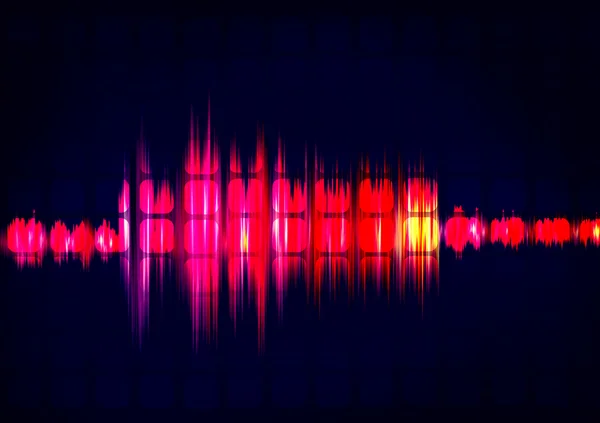 Ekolayzır Ses Dalgaları — Stok fotoğraf