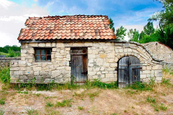 작은 우크라이나어 역사적인 집 로열티 프리 스톡 사진