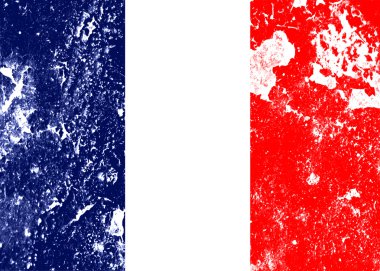 Grunge Fransa bayrağı