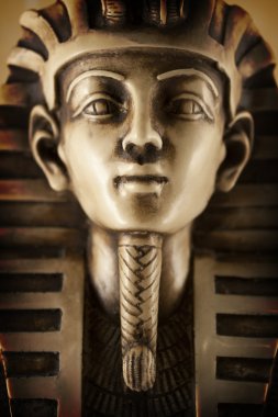 A marble statue of Tutankhamun clipart
