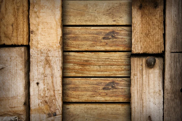 Oude houten achtergrond frame — Stockfoto