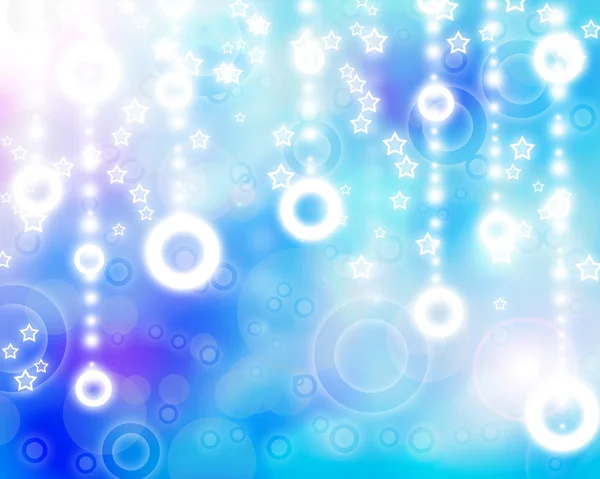 Abstract background with stars and circles — Stock Photo, Image