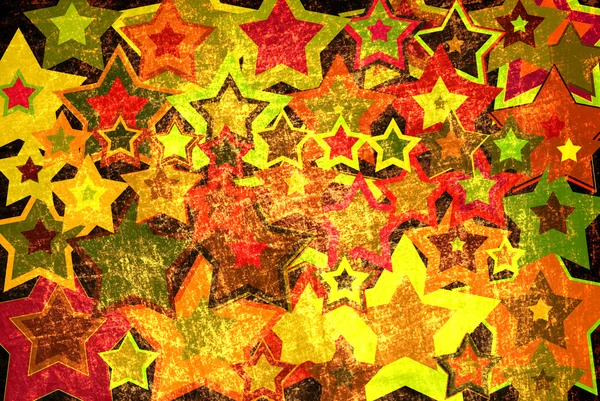 Гранж-звёзды — стоковое фото