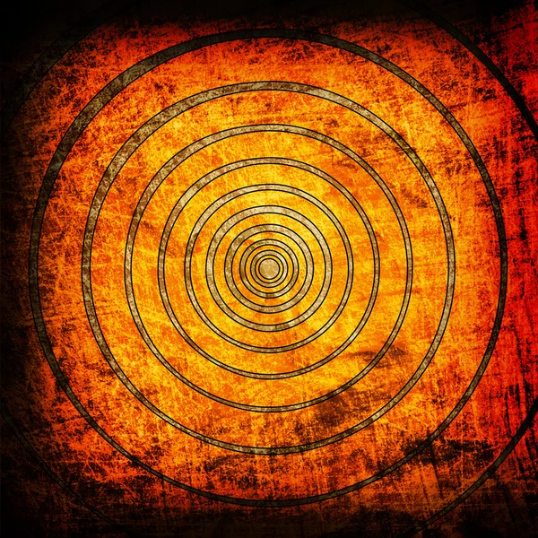 Orange circles grunge backgrouns — Stock Photo, Image