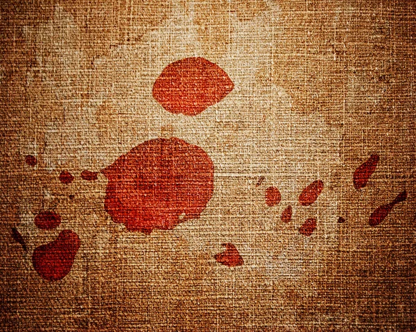 빨간 페인트 방울의 클로즈업 — 스톡 사진