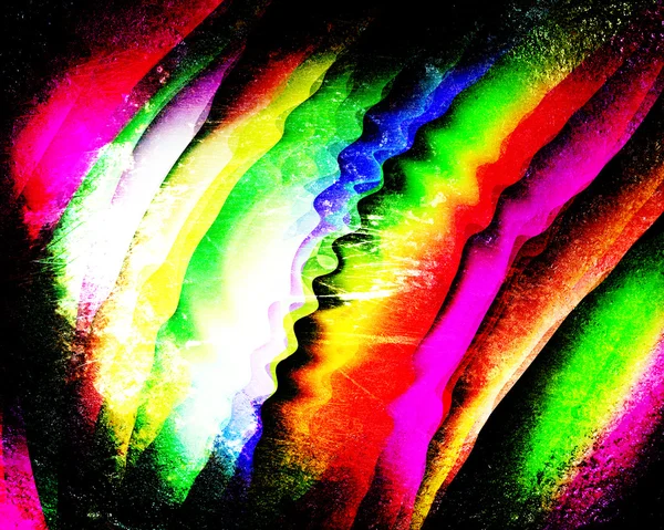Färg grunge rainbow — Stockfoto