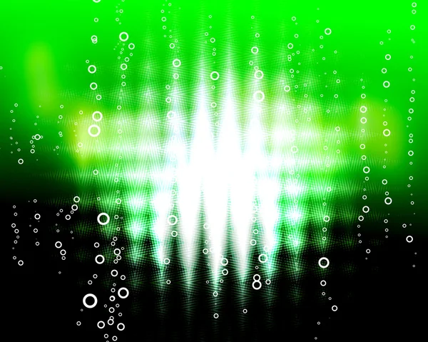 Groene zigzag blast — Stockfoto