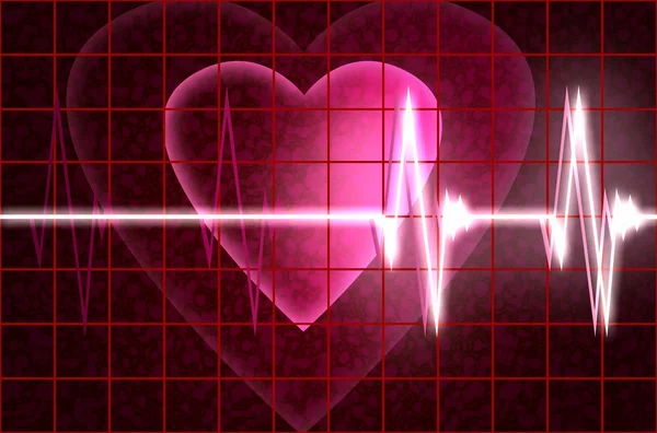 Található Cardial szíve dobog — Stock Fotó