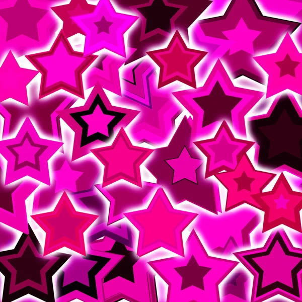 Lysande stjärnor — Stockfoto