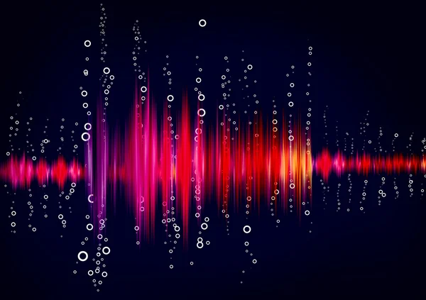 イコライザー音の波 — ストック写真