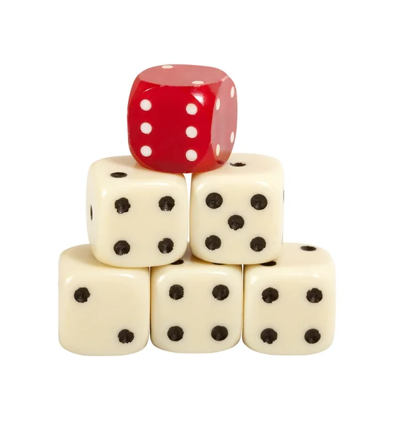 stock image Pyramid of gaming dice