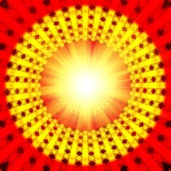 빨간 spirutal 태양 배경 — 스톡 사진