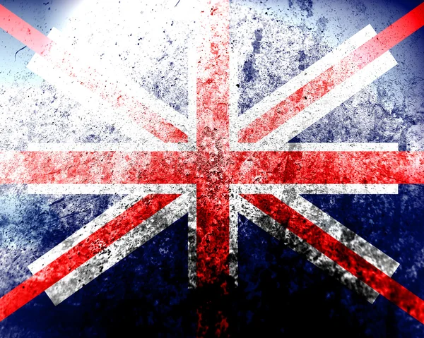 Skittent engelsk flagg – stockfoto