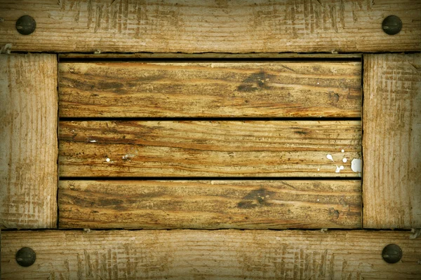 Gamla trä bakgrund ram — Stockfoto