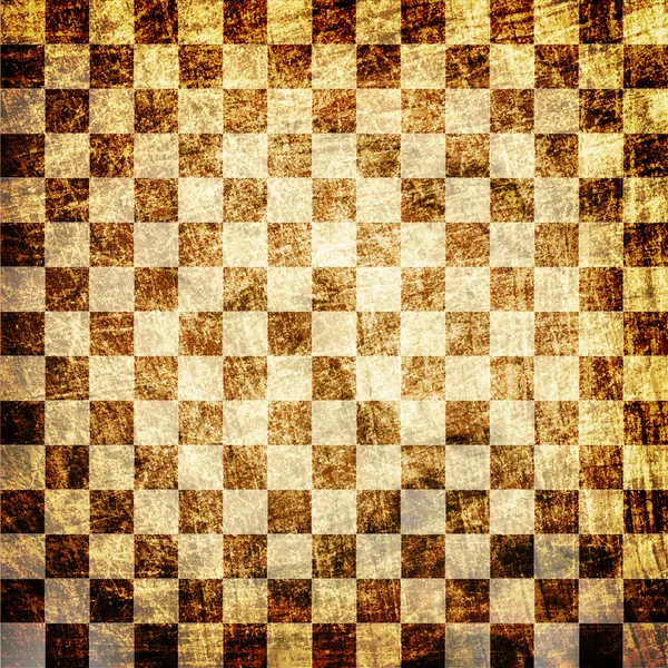 Grunge scratched chessboard background — Stock Photo, Image
