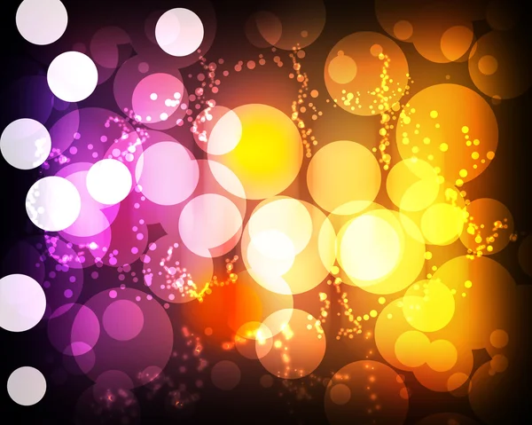 빛나는 동그라미와 추상적인 색 배경 — 스톡 사진