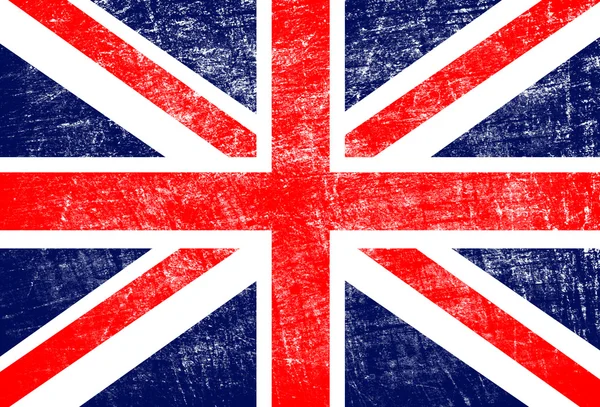 Прапор Англії гранж — стокове фото