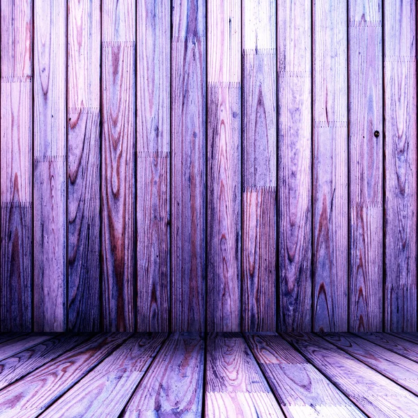 Violet houten kamer — Stockfoto