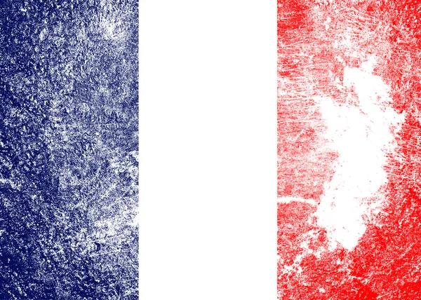 stock image Grunge France flag