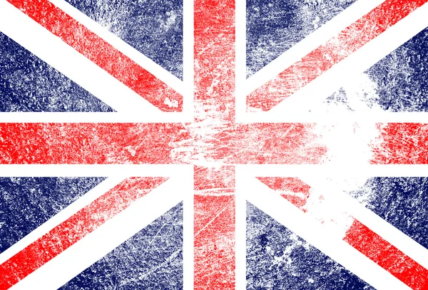 Grunge Englannin lippu — kuvapankkivalokuva