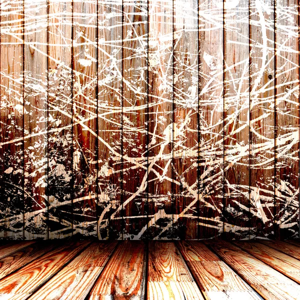 Parede de madeira pintada — Fotografia de Stock