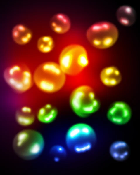 Blurred colored bubbles — Stock Photo, Image