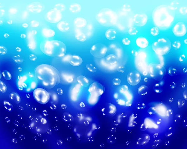 Пузырьки в воде — стоковое фото
