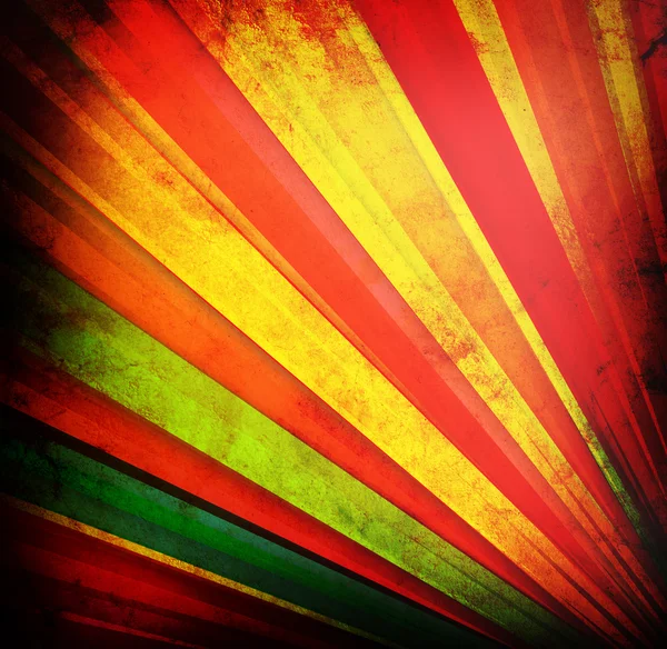 Multicolor Sunbeams grunge background — Stock Photo, Image