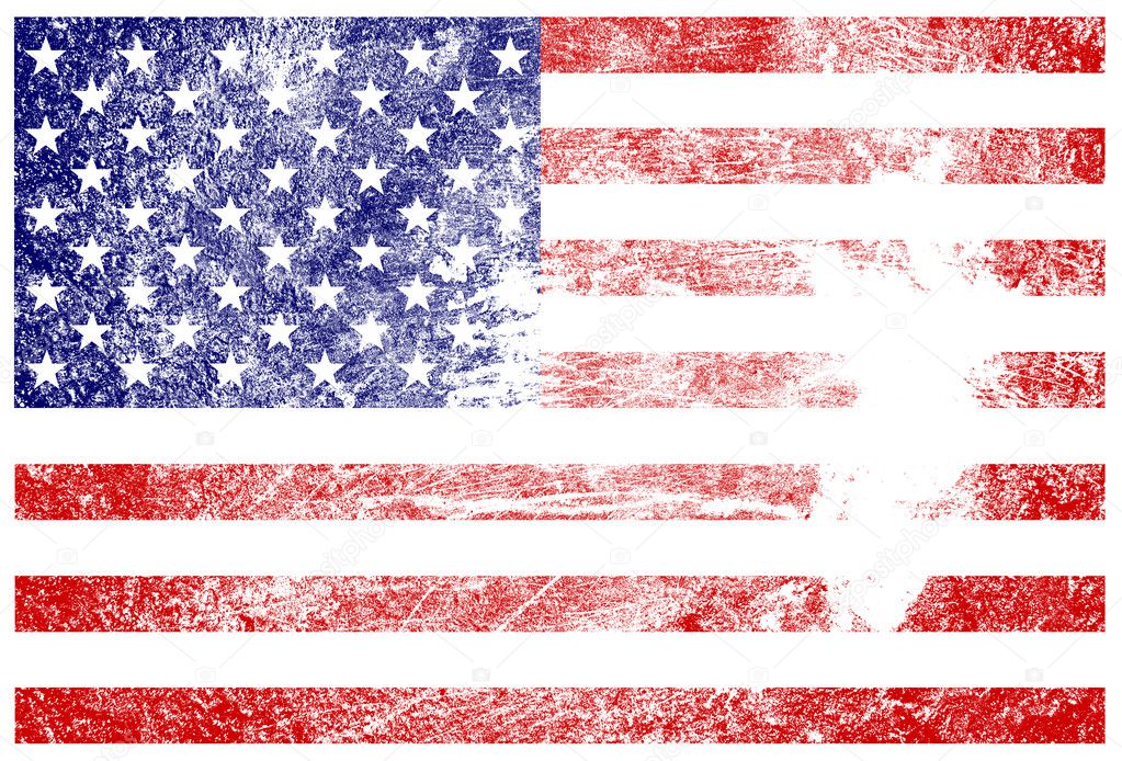 Grunge Usa flag