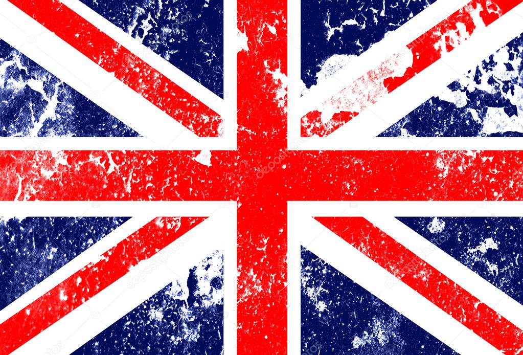 Grunge Bandeira da Inglaterra fotos, imagens de © denisovd #