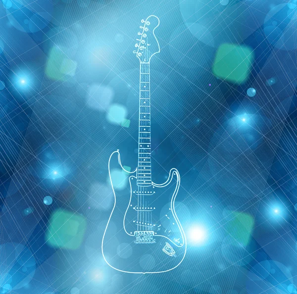 Electric guitar background — Stock Photo, Image