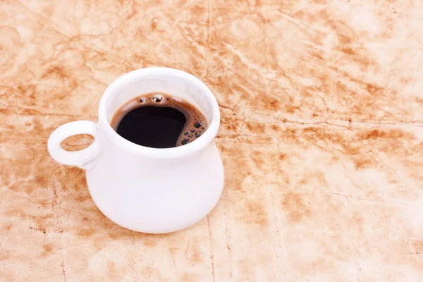 Кофе на гранж — стоковое фото