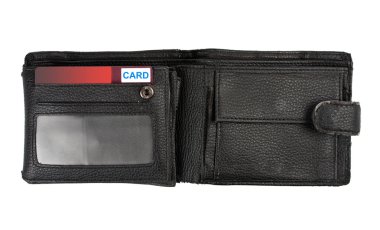 Plastic cards in wallet