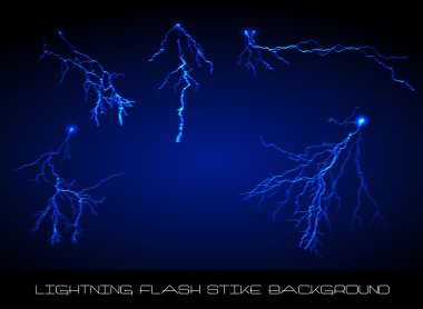 Lightning flash background clipart