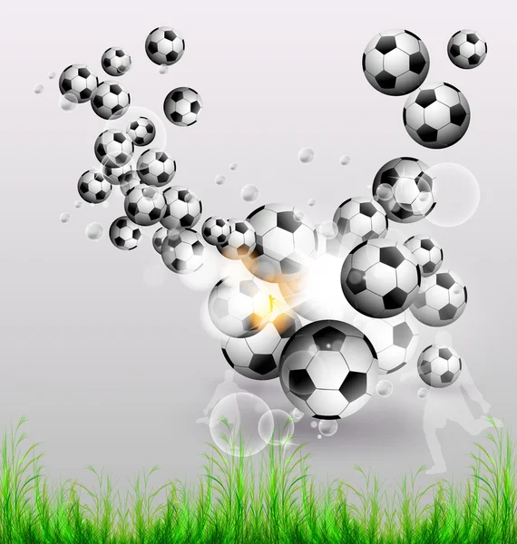 Ποδόσφαιρο σχεδιασμό Φέιγ βολάν — Διανυσματικό Αρχείο