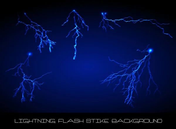 Lightning flash pozadí — Stockový vektor
