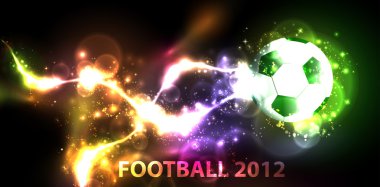 Light football banner clipart