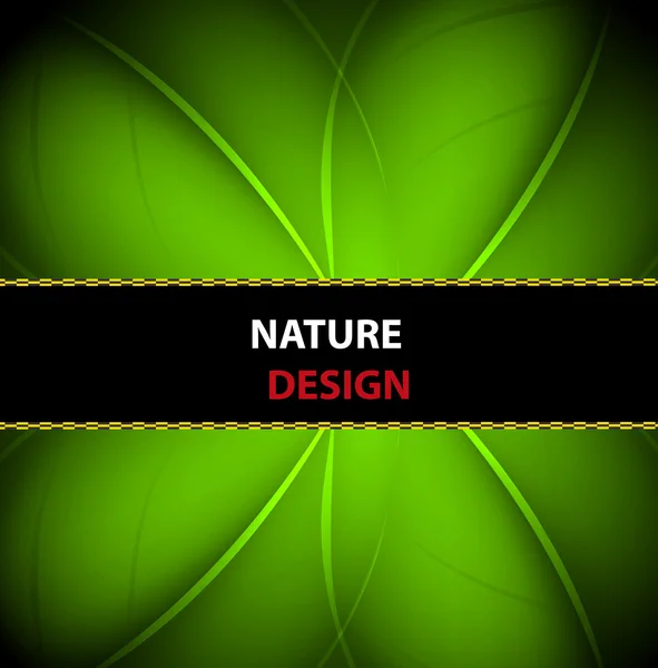 Nature bannière arrière-plan — Image vectorielle