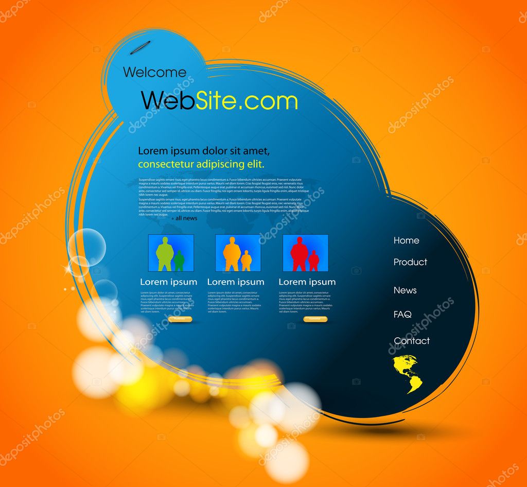 web-page-template-design-stock-vector-vectorguru-7380962