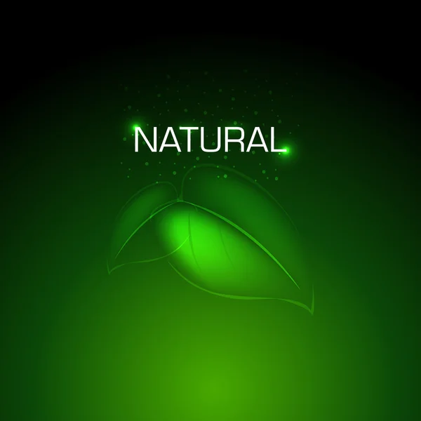 Natural background Design — Stock Vector