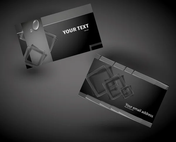 Business card design illustration — Stock Vector