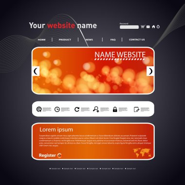 Website modern template