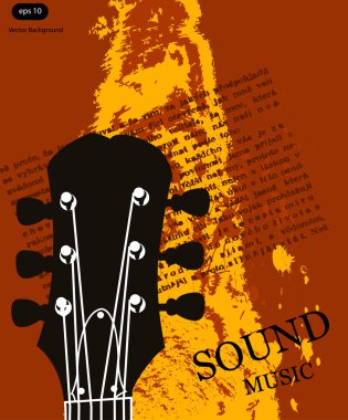 Music poster background clipart