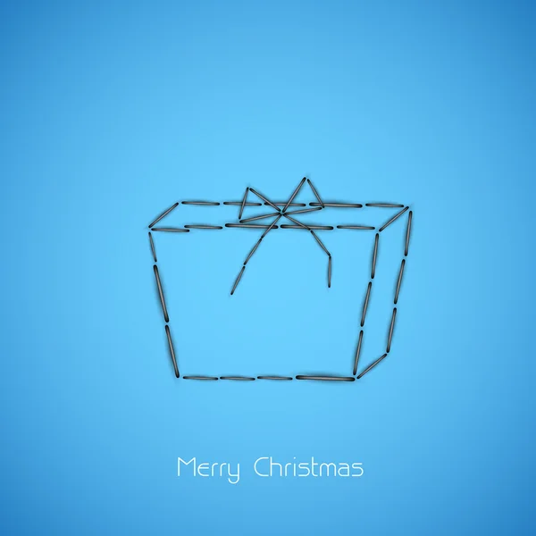 Απλή Χριστουγεννιάτικη κάρτα — Διανυσματικό Αρχείο