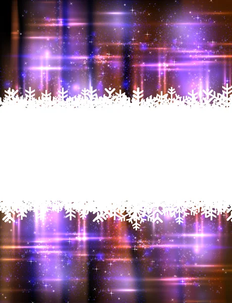 Christmas Snowflake background — Stock Vector
